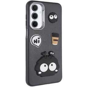 Чехол TPU Leather Toys для Samsung Galaxy A26 5G Monster / Black