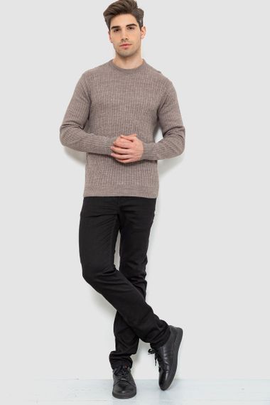 Светр чоловічий, колір мокко, 161R880 | Зображення 1