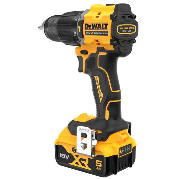 Дрель-шуруповёрт аккумуляторная бесщёточная ударная DeWALT DCD799P2T | Зображення 3