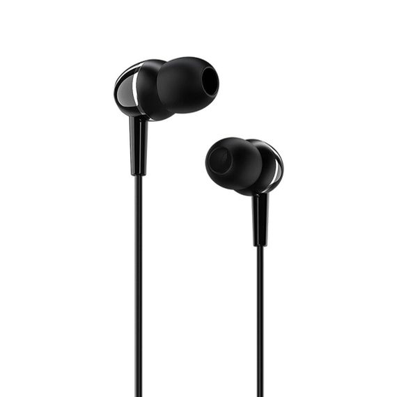 Навушники BOROFONE BM36 Acura Universal earphones with mic Black | Зображення 1