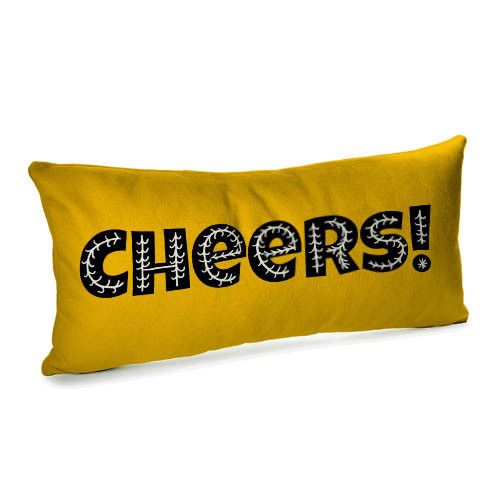 Подушка для дивану оксамитова Cheers! 50x24 см (52BP_22NG003)