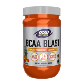 Аминокислоты Now Foods BCAA Blast Powder - 600g (Tropical Punch)