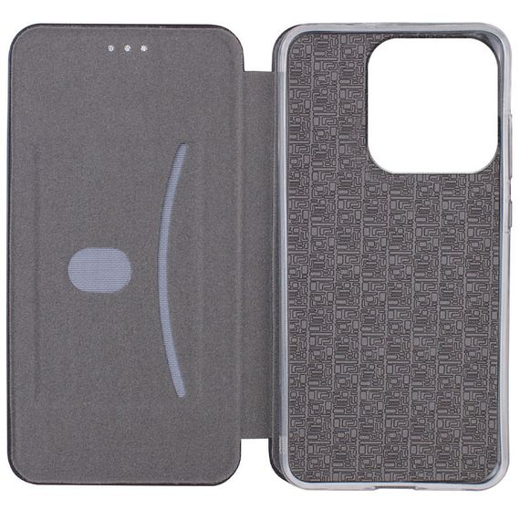 Шкіряний чохол-книжка Classy для Xiaomi Redmi 12C Чорний | Зображення 2