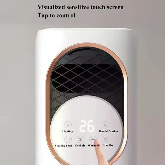 Підлоговий кондиціонер-обігрівач DOMOTEC MS-1630 3в1 • Кліматичний комплекс DOMOTEC MS-1630 зі зволоженням, баком 4 л і пультом ДК | Зображення 1