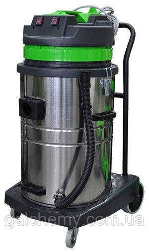 Професійний пиловодосос 2- турбінний 70 л. для сухого та вологого прибирання