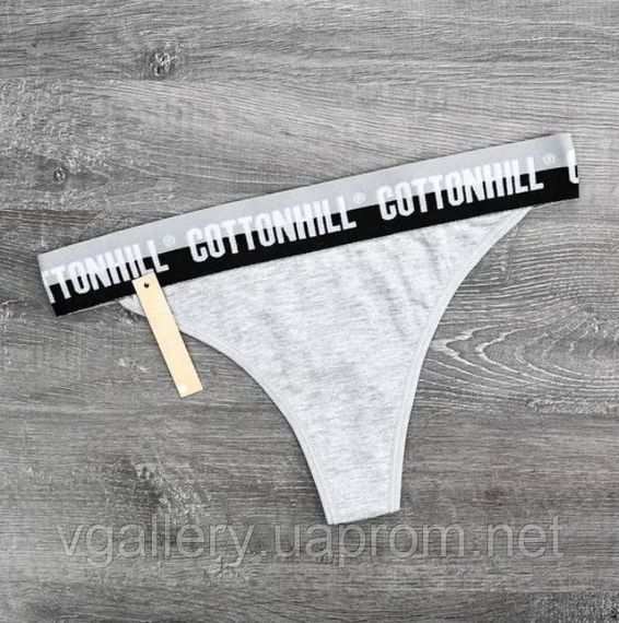 Женские стринги Cotton Hill, женские трусики стринги Коттон Хил, женские стильные стринги, стринги женские M,