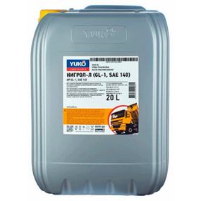 Трансмиссионное масло Yuko Нігрол - Л GL-1, SAE 140 20л (4820070240801)
