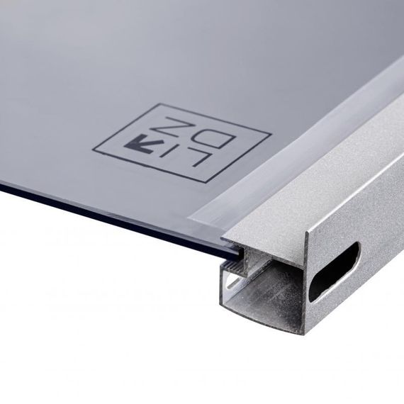 Душова кабіна Lidz Latwa SC90x90.SAT.HIGH.GR, скло тоноване 4 мм без піддона | Зображення 4