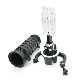 Муфта оптична Merlion ML-OP-F105H-48C, герметична, 4 введення, до 2-х касет