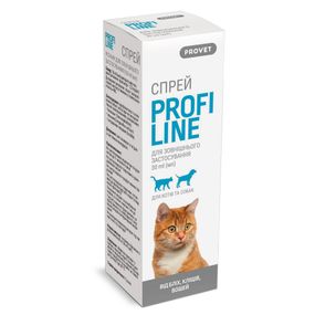 Спрей Provet PROFILINE для котів та собак інсектоакарицид 30 мл