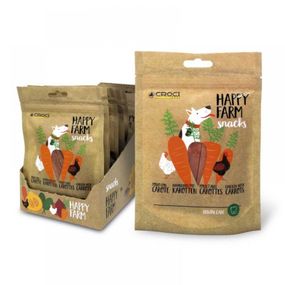 Лакомства для собак мясные HAPPY FARM курица с морковкой, 80гр