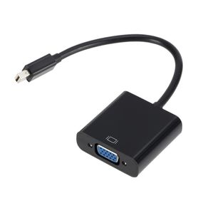 Адаптер-преобразователь Mini Display Port (Thunderbolt) - VGA (чёрный)
