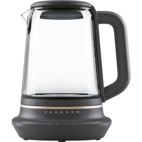 Електрочайник Electrolux, 1,7л, Strix, скло, заварник, підтримка темп, чорний (E7GK1-8BP)