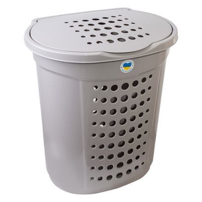 Корзина для белья Алеана Овальная Какао 60 л (алн 122053/какао)
