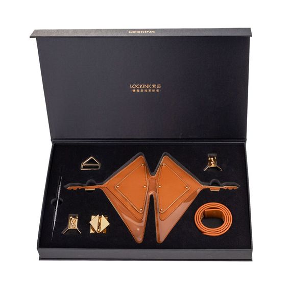 Маска на глаза LOCKINK Vixen Blindfold Brown Set | Зображення 5