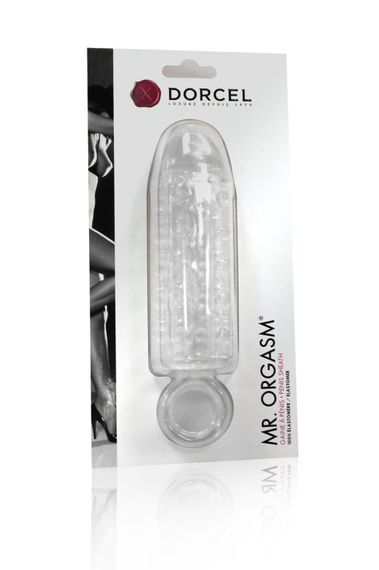 Насадка на член Dorcel Mr. Orgasm з кільцем для мошонки, ультрастимулювальний рельєф | Зображення 2