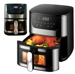 Аерогриль Rainberg RB 2268 4200W аерофрітюрниця безмасляна для приготування без олії з регулюванням температури 8 л