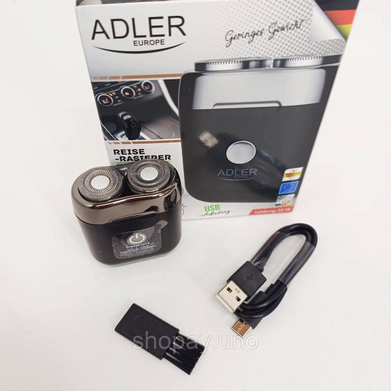 Аккумуляторная бритва с фирменным лезвием Adler, Компактная электробритва мужская ET-49 | Зображення 1