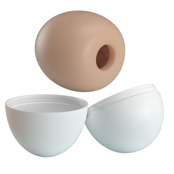 Мастурбатор яйцо Pretty Love Pleasure Egg бежевый sexstyle | Зображення 3