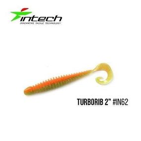 Силиконовая приманка, Съедобный силикон Intech Интеч Turborib 2"12 шт IN62