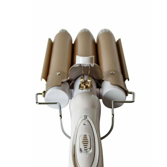 Потрійна плойка хвиля для волосся Geemy GM 1988 / Стайлер для завивки локонів | Зображення 6