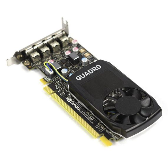 Дискретная видеокарта nVidia Quadro P1000, 4 GB GDDR5, 128-bit / miniDP / SFF б/у | Зображення 4