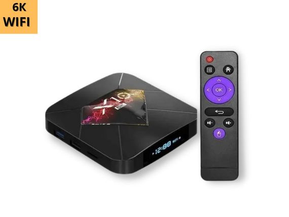 Смарт приставка Медиаплеер стационарный Android TV Box XPRO X10 PLUS 4/64 Gb Android 9 (X10 PLUS) | Зображення 1