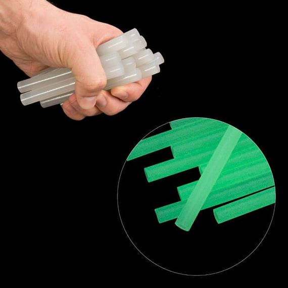 Комплект стрижнів клейових флуоресцентних 11,2*100 мм, 12 од. INTERTOOL RT-1037 | Зображення 3