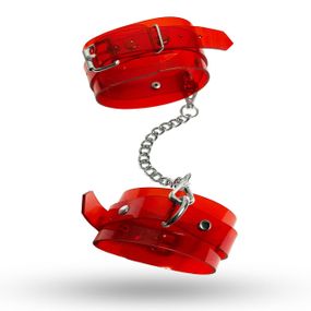 Поножи Feral Feelings - Ankle Restraints Red Trasparent sexstyle