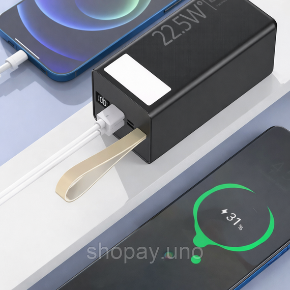 PowerBank UNITECH  22.5W /  Портативний зарядний пристрій 50000 mAh / зовнішній зарядний пристрій | Зображення 1