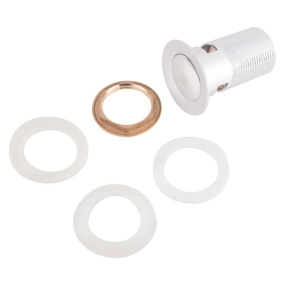 Донный клапан Lidz Tani 004 нажимной 1 1/4" с переливом LDTAN004CRM32527 Chrome | Зображення 2