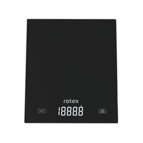 Ваги кухонні Rotex RSK15-B 5 кг чорні