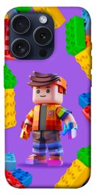 Чохол з картинкою Colorful constructor для Apple iPhone 15 Pro (6.1")