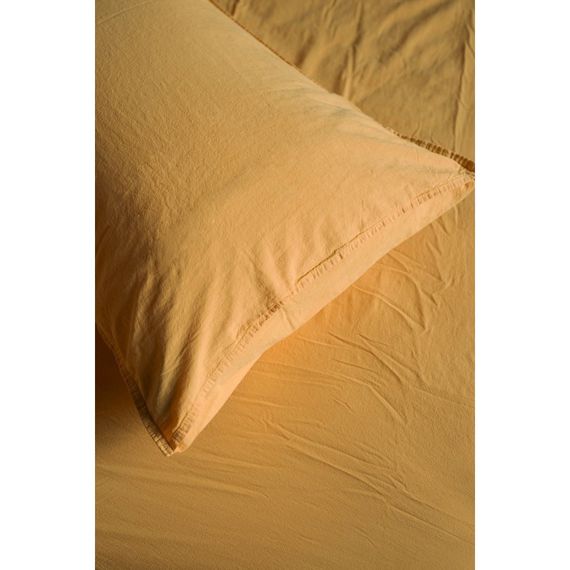 Комплект постільної білизни SoundSleep Stonewash Adriatic Гірчиця сімейний | Зображення 3