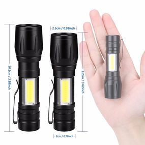 Ручной компактный мини фонарь micro USB