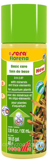 Рідке удобрення для рослин Sera Florena на 400 л 100 мл 03240