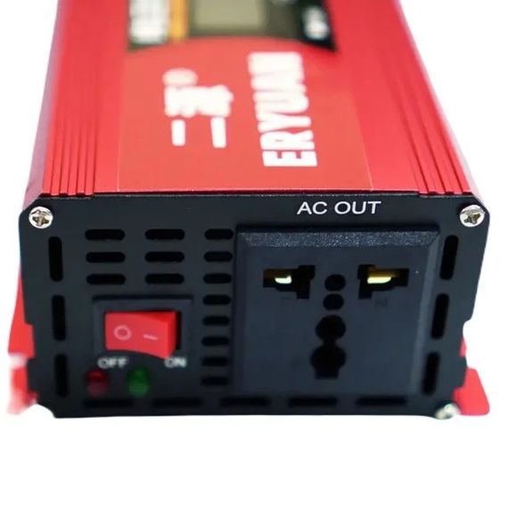 Перетворювач напруги 2600W 12V у 220V з чистою синусоїдою та LCD-дисплеєм • Інвертор для акумулятора, дому, авто та резервного живлення | Зображення 3