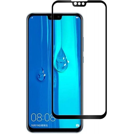 Захисне скло для телефону TOTO 5D Full Cover Tempered Glass Huawei Y9 2019 Black (F_87268) | Зображення 1