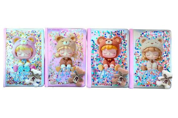 Блокнот А5, 763906ML PU Teddy 3 р.14×21см, 80 арк