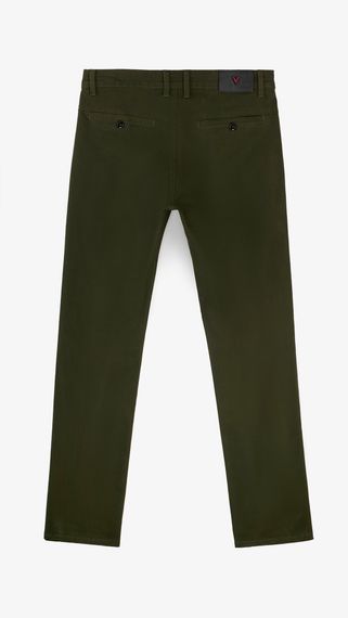 Штани завужені однотонні чоловічі 3167 29 Хакі shop (2000999466229) | Зображення 3