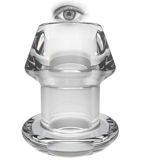 Анальная пробка с насквозным отверстием и крышечкой. Размер М | Зображення 5