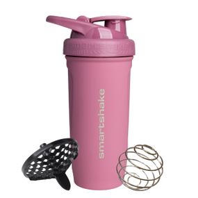Шейкер спортивний SmartShake металевий Reforce Stainless Steel 30oz/900ml (Deep Rose)