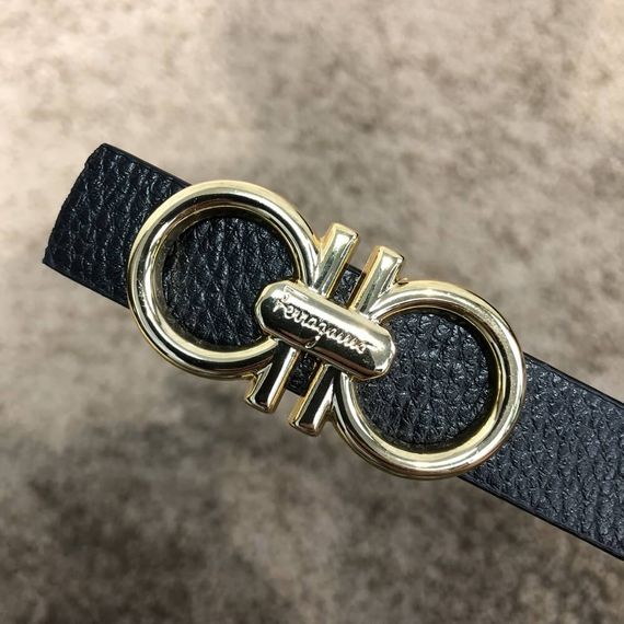 Пояс Belt Ferragamo Slim Gold | Зображення 1