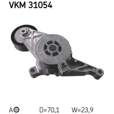 Натяжитель ремня с роликом SKF VKM 31054