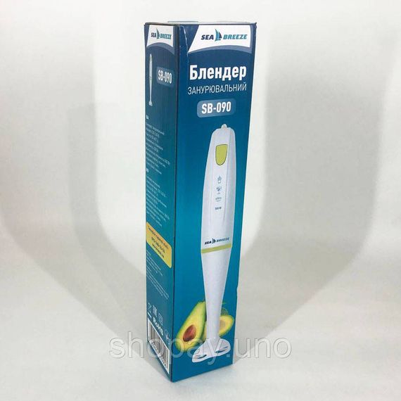 Блендер погружной ручной SeaBreeze SB-090 500 Вт, блендер для кухни, блендер для молочных коктейлей | Зображення 5