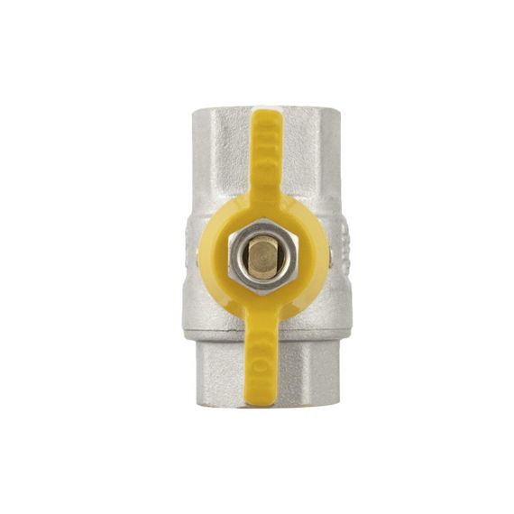 Кран кульовий Raftec YELLOW PN40 ВВ 1/2" метелик GRB1 | Зображення 4