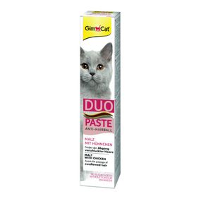 Мальт-паста для котов GimCat DUO PASTE Anti-hairball malt with chicken для вывода шерсти при чувствительном пищеварении 50 гр