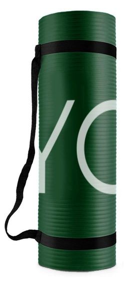 Килимок для йоги та фітнесу PowerPlay 4151 NBR Performance Mat Зелений (183x61x1.5) | Зображення 4