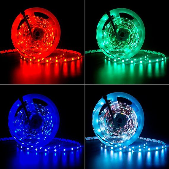 Світлодіодна LED стрічка PROLUM™ 12V; S-TYPE; 3535\96; IP20; Series "S", RGB | Зображення 5