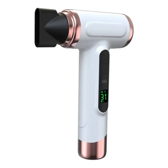 Беспроводной фен для волос с аккумуляторной батареей 200W с тремя режимами работы, с холодным/теплым воздухом